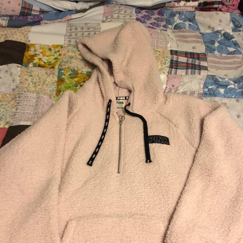 PINK pullover Sherpa
